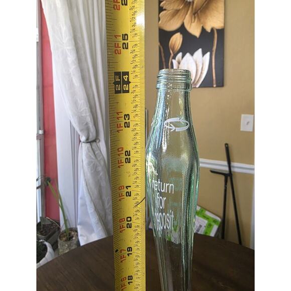 Vintage Rare Stretched Coke 12oz Glass Bottle 24" Tall Coca Cola Executive Gift - Picture 4 of 16